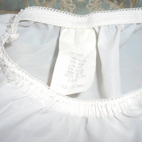 Little Girl's Petticoat XS 3 Tier Lace Made in USA - Picture 4 of 6
